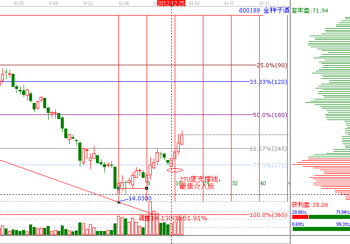 江恩理論分析&mdash;案例600199